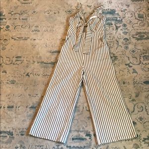 Native One stripped jumpsuit